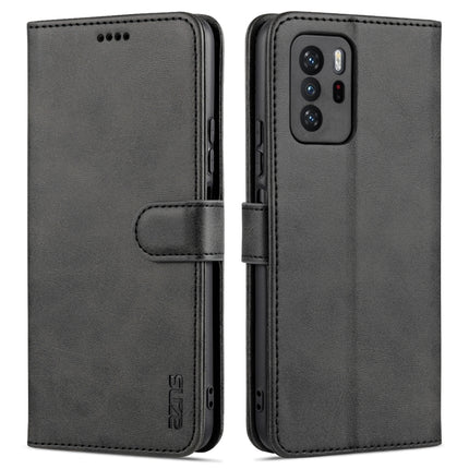 AZNS Skin Feel Calf Texture Horizontal Flip Leather Case with Card Slots & Holder & Wallet, For Xiaomi Redmi Note 9 Pro 5G, For Xiaomi Mi 10T Lite 5G, For Xiaomi Redmi Note 10 Pro 5G, For Xiaomi Poco X3 GT