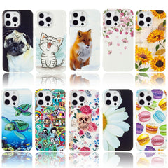 Luminous TPU Pattern Soft Protective Case, For iPhone 13 Pro Max, For iPhone 12 mini, For iPhone 12 / 12 Pro