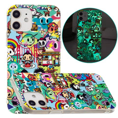 Luminous TPU Pattern Soft Protective Case, For iPhone 13 Pro Max, For iPhone 12 mini, For iPhone 12 / 12 Pro