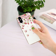 Funda protectora suave con patrón de TPU luminoso para iPhone XS Max, iPhone SE 2022/SE 2020/8/7, iPhone 8 Plus/7 Plus