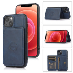 Calf Texture Magnetic Card Bag PU Shockproof Case with Holder & Card Slot, For iPhone 13 mini, For iPhone 13, For iPhone 13 Pro, For iPhone 13 Pro Max