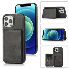 Calf Texture Magnetic Card Bag PU Shockproof Case with Holder & Card Slot, For iPhone 13 mini, For iPhone 13, For iPhone 13 Pro, For iPhone 13 Pro Max