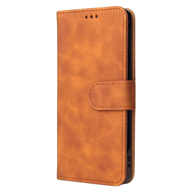 Solid Color Skin Feel Magnetic Buckle Horizontal Flip Calf Texture PU Leather Case with Holder & Card Slots & Wallet, For Motorola Edge 20, For Umidigi Power 5, For ZTE Blade A71, For ZTE Blade A51