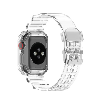Silicone Integrated Replacement Strap Watchband For Apple Watch Series, 7 41mm / 6 & SE & 5 & 4 40mm / 3 & 2 & 1 38mm, 7 45mm / 6 & SE & 5 & 4 44mm / 3 & 2 & 1 42mm