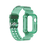 7 45mm / 6 & SE & 5 & 4 44mm / 3 & 2 & 1 42mm / Transparent Green