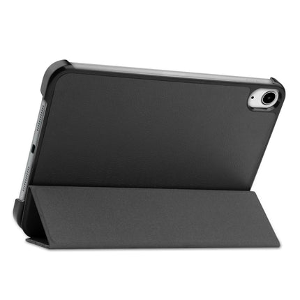 Custer Texture 3-Fold Holder Smart Leather Tablet Case, For iPad mini 6 / mini 2024, For iPad mini 6