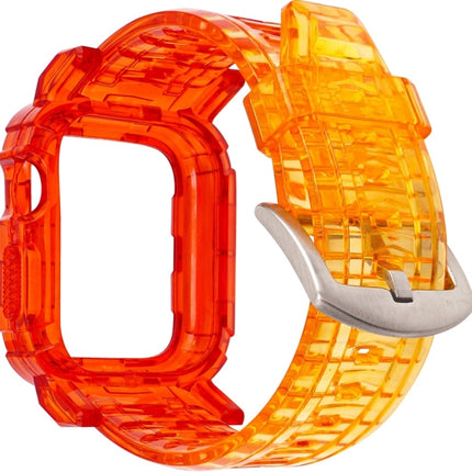 Gradient TPU Integrated Case Strap For Apple Watch Series 9 / 8 / 7 45mm / 6 / 5 / 4 / Watch SE 44mm / Watch 42mm, For Apple Watch Series 9 / 8 / 7 45mm / 6 / 5 / 4 / Watch SE 44mm / Watch 42mm