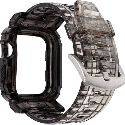 Gradient TPU Integrated Case Strap For Apple Watch Series 9 / 8 / 7 45mm / 6 / 5 / 4 / Watch SE 44mm / Watch 42mm, For Apple Watch Series 9 / 8 / 7 45mm / 6 / 5 / 4 / Watch SE 44mm / Watch 42mm