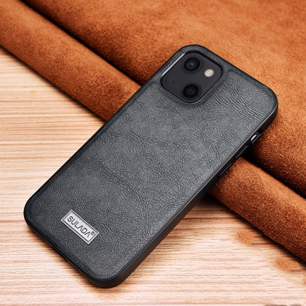 SULADA Shockproof TPU + Handmade Leather Protective Case