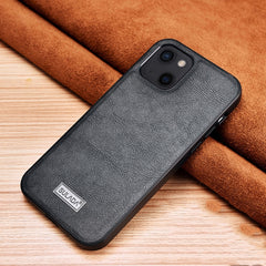 SULADA Shockproof TPU + Handmade Leather Protective Case, For iPhone 13 mini, For iPhone 13, For iPhone 13 Pro, For iPhone 13 Pro Max