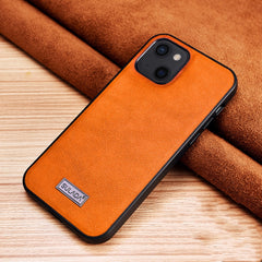 SULADA Shockproof TPU + Handmade Leather Protective Case, For iPhone 13 mini, For iPhone 13, For iPhone 13 Pro, For iPhone 13 Pro Max