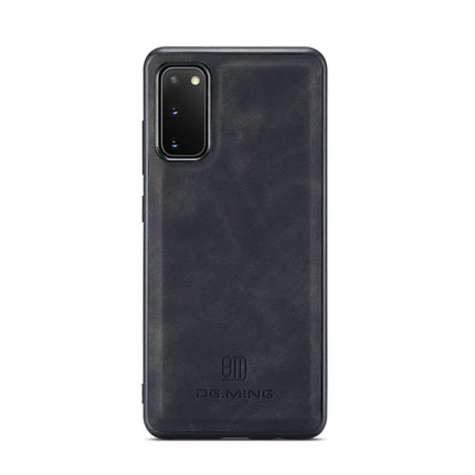 DG.MING M1 Series 3-Fold Multi Card Wallet  Back Cover Shockproof Case with Holder Function, For Samsung Galaxy S20