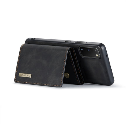 DG.MING M1 Series 3-Fold Multi Card Wallet  Back Cover Shockproof Case with Holder Function, For Samsung Galaxy S20