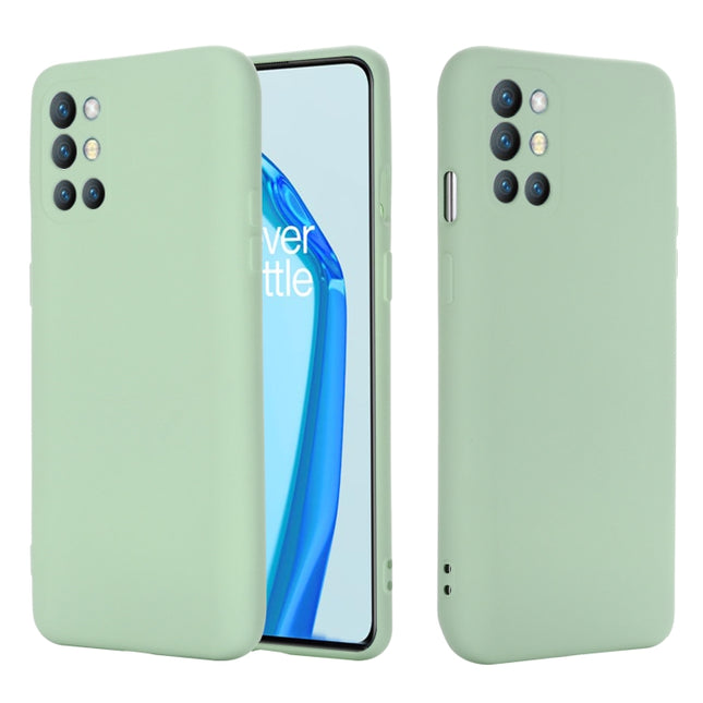 Pure Color Liquid Silicone Shockproof Full Coverage Case, For OnePlus 9R, For OnePlus Nord CE 5G