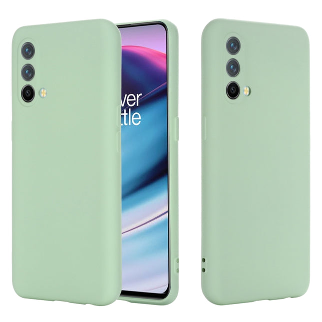 Pure Color Liquid Silicone Shockproof Full Coverage Case, For OnePlus Nord CE 5G