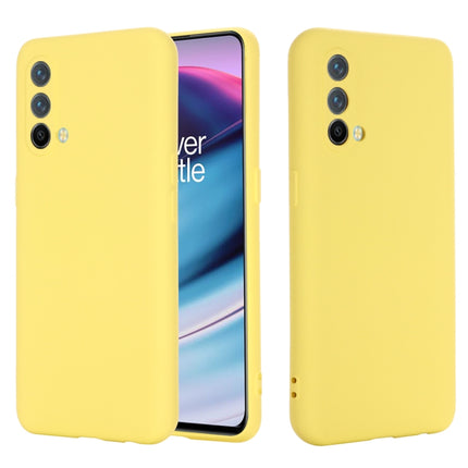 Pure Color Liquid Silicone Shockproof Full Coverage Case, For OnePlus 9R, For OnePlus Nord CE 5G
