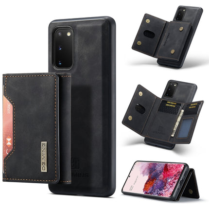 DG.MING M2 Series 3-Fold Multi Card Bag Back Cover Shockproof Case with Wallet & Holder Function, For Samsung Galaxy S20