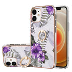 For iPhone 12 / Purple Flower