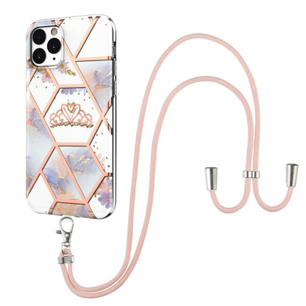 Estuche a prueba de golpes de TPU con diseño de flores de mármol y empalme galvanizado con cordón, para iPhone 11 Pro, para iPhone 11 Pro Max, para iPhone XS/X, para iPhone XR, para iPhone XS Max, para iPhone 8 Plus/7 Plus, para iPhone SE 2022/SE 2020/8/7