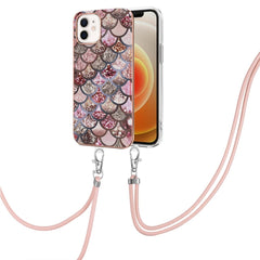 Electroplating Pattern IMD TPU Shockproof Case with Neck Lanyard, For iPhone 12 / 12 Pro, For iPhone 12 Pro Max, For iPhone 11, For iPhone 11 Pro, For iPhone 11 Pro Max