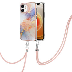 Electroplating Pattern IMD TPU Shockproof Case with Neck Lanyard, For iPhone 12 / 12 Pro, For iPhone 12 Pro Max, For iPhone 11, For iPhone 11 Pro, For iPhone 11 Pro Max