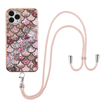 Galvanikmuster IMD TPU Stoßfeste Hülle mit Umhängeband, Für iPhone XS / X, Für iPhone XR, Für iPhone XS Max, Für iPhone SE 2022 / SE 2020 / 8 / 7, Für iPhone 8 Plus / 7 Plus
