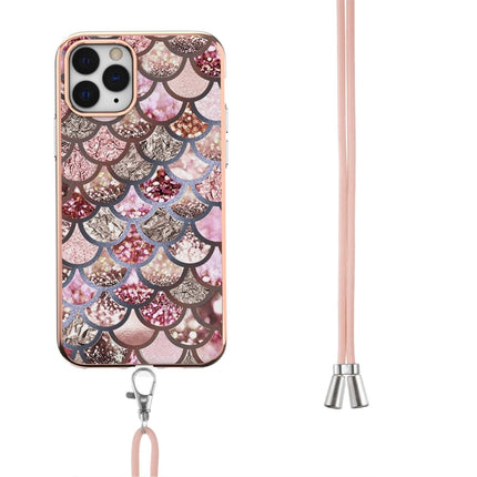 Galvanikmuster IMD TPU Stoßfeste Hülle mit Umhängeband, Für iPhone XS / X, Für iPhone XR, Für iPhone XS Max, Für iPhone SE 2022 / SE 2020 / 8 / 7, Für iPhone 8 Plus / 7 Plus