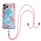 For iPhone 11 Pro Max / Milchstraße Blauer Marmor