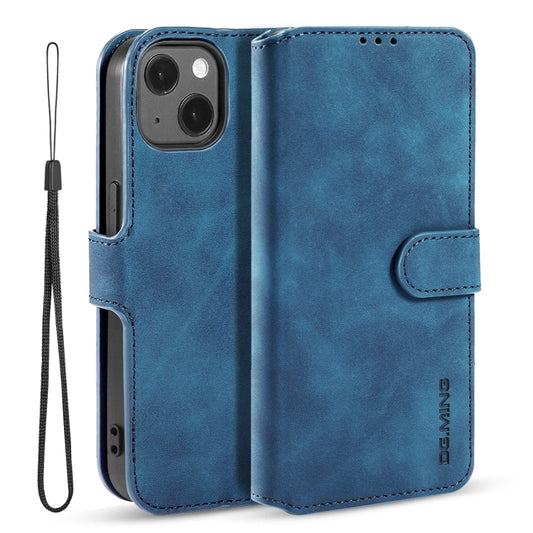 DG.MING Retro Oil Side Horizontal Flip Leather Case with Holder & Card Slots & Wallet, For iPhone 13 mini, For iPhone 13, For iPhone 13 Pro, For iPhone 13 Pro Max