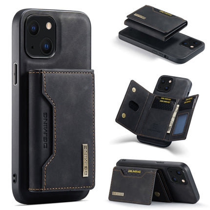 DG.MING M2-Serie 3-fach faltbare Kartentasche + magnetische stoßfeste Hülle mit Brieftaschen- und Halterungsfunktion, für iPhone 13 mini, für iPhone 13, für iPhone 13 Pro, für iPhone 13 Pro Max