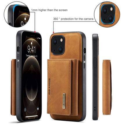 DG.MING M2-Serie 3-fach faltbare Kartentasche + magnetische stoßfeste Hülle mit Brieftaschen- und Halterungsfunktion, für iPhone 13 mini, für iPhone 13, für iPhone 13 Pro, für iPhone 13 Pro Max