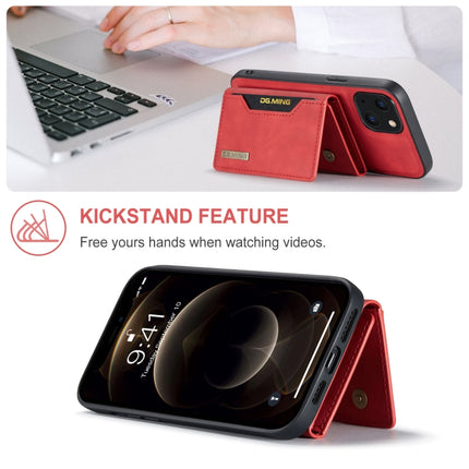 DG.MING M2-Serie 3-fach faltbare Kartentasche + magnetische stoßfeste Hülle mit Brieftaschen- und Halterungsfunktion, für iPhone 13 mini, für iPhone 13, für iPhone 13 Pro, für iPhone 13 Pro Max