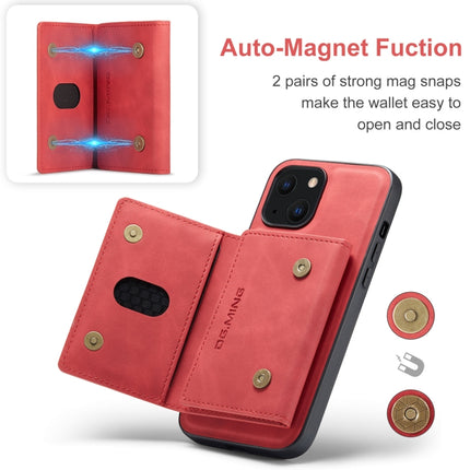 DG.MING M2-Serie 3-fach faltbare Kartentasche + magnetische stoßfeste Hülle mit Brieftaschen- und Halterungsfunktion, für iPhone 13 mini, für iPhone 13, für iPhone 13 Pro, für iPhone 13 Pro Max