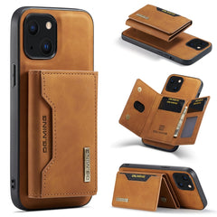 DG.MING M2 Series 3-Fold Card Bag + Magnetic Shockproof Case with Wallet & Holder Function, For iPhone 13 mini, For iPhone 13, For iPhone 13 Pro, For iPhone 13 Pro Max