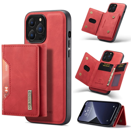 DG.MING M2-Serie 3-fach faltbare Kartentasche + magnetische stoßfeste Hülle mit Brieftaschen- und Halterungsfunktion, für iPhone 13 mini, für iPhone 13, für iPhone 13 Pro, für iPhone 13 Pro Max