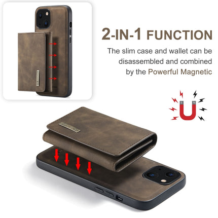 DG.MING M1-Serie 3-fach gefaltete Multi-Karten-Geldbörse + magnetische stoßfeste Hülle mit Halterungsfunktion, für iPhone 13 Mini, für iPhone 13, für iPhone 13 Pro, für iPhone 13 Pro Max
