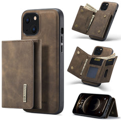 DG.MING M1-Serie 3-fach gefaltete Multi-Karten-Geldbörse + magnetische stoßfeste Hülle mit Halterungsfunktion, für iPhone 13 Mini, für iPhone 13, für iPhone 13 Pro, für iPhone 13 Pro Max