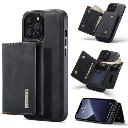 DG.MING M1-Serie 3-fach gefaltete Multi-Karten-Geldbörse + magnetische stoßfeste Hülle mit Halterungsfunktion, für iPhone 13 Mini, für iPhone 13, für iPhone 13 Pro, für iPhone 13 Pro Max