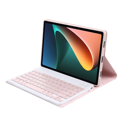 AN05 Ultra-thin Detachable Lambskin Texture TPU Bluetooth Keyboard Leather Case with Holder For Xiaomi Pad 5 / 5 Pro, A0N5