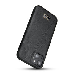 Fierre Shann Leather Texture Phone Back Cover Case, For iPhone 13, For iPhone 13 Mini, For iPhone 13 Pro, For iPhone 13 Pro Max