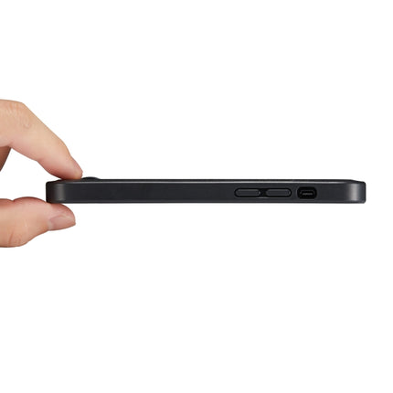 Fierre Shann Leather Texture Phone Back Cover Case, For iPhone 13, For iPhone 13 Mini, For iPhone 13 Pro, For iPhone 13 Pro Max