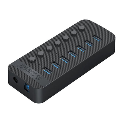 Concentrador USB multipuerto ORICO CT2U3-7AB-WH 7 en 1 con rayas de plástico e interruptores individuales, enchufe UE CT2U3-7AB-BK, enchufe UE CT2U3-7AB-WH, enchufe AU CT2U3-7AB-BK, enchufe AU CT2U3-7AB-WH, enchufe RU CT2U3-7AB-BK, enchufe RU CT2U3-7AB-WH