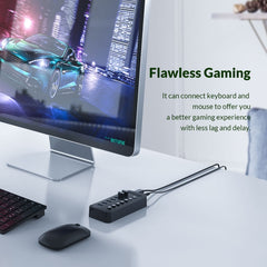 Concentrador USB multipuerto ORICO CT2U3-7AB-WH 7 en 1 con rayas de plástico e interruptores individuales, enchufe UE CT2U3-7AB-BK, enchufe UE CT2U3-7AB-WH, enchufe AU CT2U3-7AB-BK, enchufe AU CT2U3-7AB-WH, enchufe RU CT2U3-7AB-BK, enchufe RU CT2U3-7AB-WH