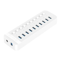 ORICO CT2U3-10AB-WH 10 In 1 Plastic Stripes Multi-Port USB HUB with Individual Switches,, CT2U3-10AB-BK UK Plug, CT2U3-10AB-WH UK Plug, CT2U3-10AB-BK EU Plug, CT2U3-10AB-WH EU Plug, CT2U3-10AB-BK AU Plug, CT2U3-10AB-WH AU Plug