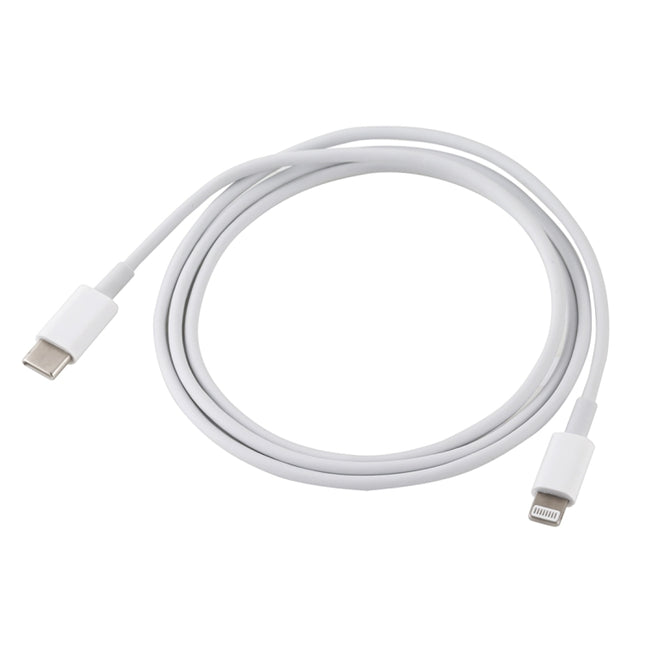 Cable de carga rápida USB-C/Tipo-C a PD de 8 pines, 12 W, 5 V/2 A, longitud del cable: 1 m, 12 W, 5 V/2 A