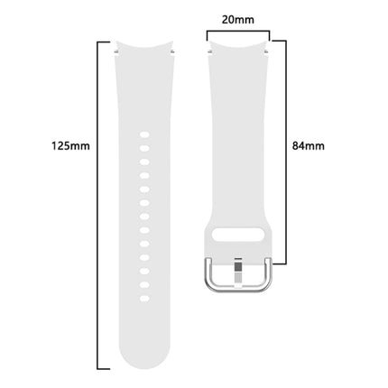 Universal Silicone Colorful Buckle Replacement Strap Watchband, For Samsung Galaxy Watch4 40mm, For Samsung Galaxy Watch4 44mm