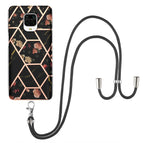 For Xiaomi Redmi Note 9S / Note 9 Pro / Black Flower