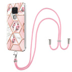 For Motorola Moto G Play 2021 / Pink Flower