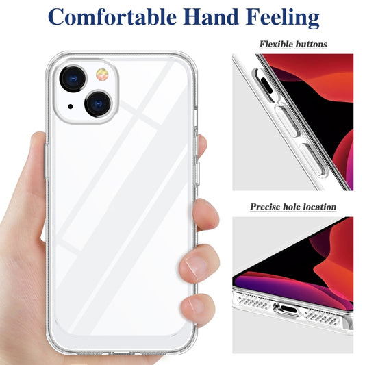 Crystal Clear Shockproof PC + TPU Protective Case, For iPhone 13 mini, For iPhone 13, For iPhone 13 Pro, For iPhone 13 Pro Max, For iPhone 12 mini, For iPhone 12, For iPhone 12 Pro, For iPhone 12 Pro Max, For iPhone 11, For iPhone 11 Pro