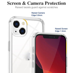 Crystal Clear Shockproof PC + TPU Protective Case, For iPhone 13 mini, For iPhone 13, For iPhone 13 Pro, For iPhone 13 Pro Max, For iPhone 12 mini, For iPhone 12, For iPhone 12 Pro, For iPhone 12 Pro Max, For iPhone 11, For iPhone 11 Pro